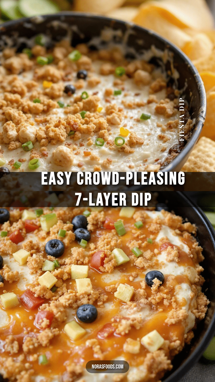 easy 7-layer labor day dip recipe