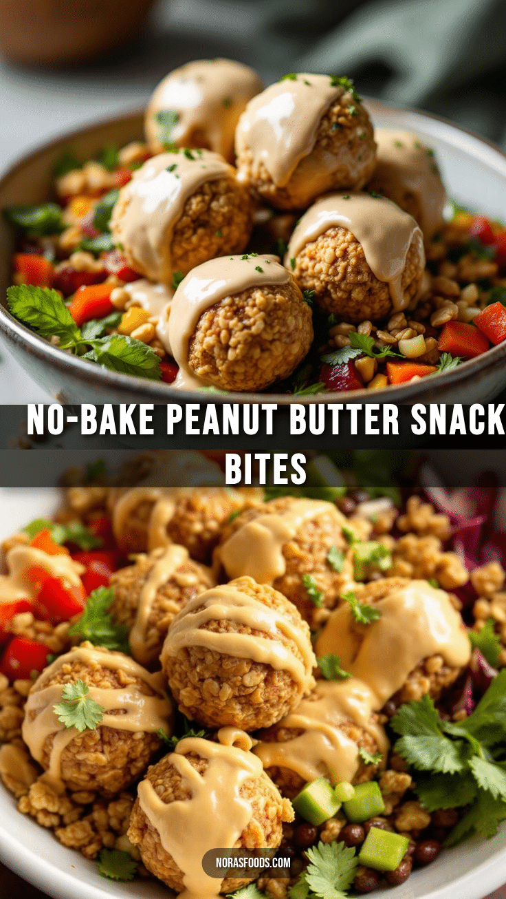 Easy No-Bake Peanut Butter Granola Bites recipe