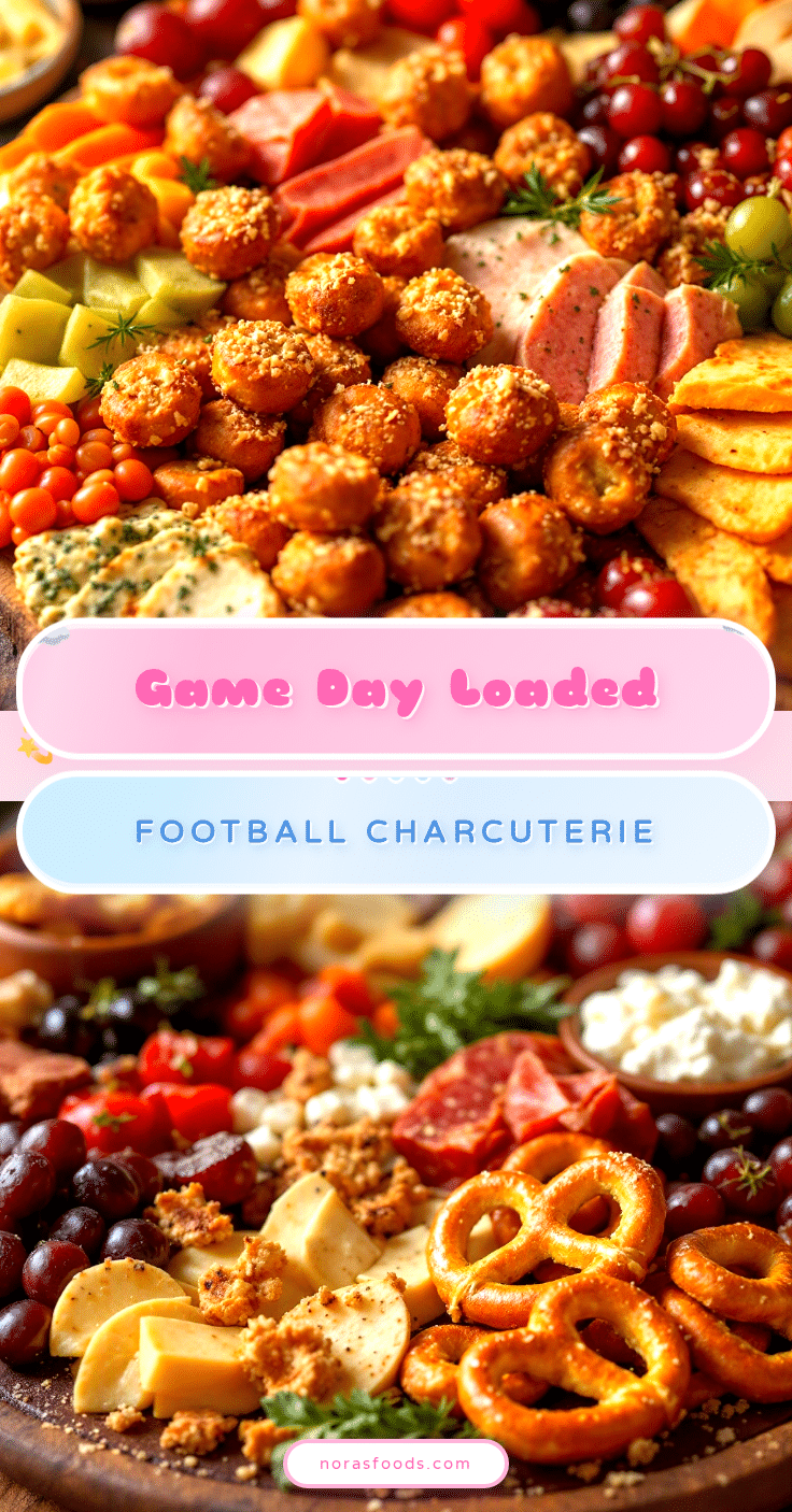 football charcuterie board recipe