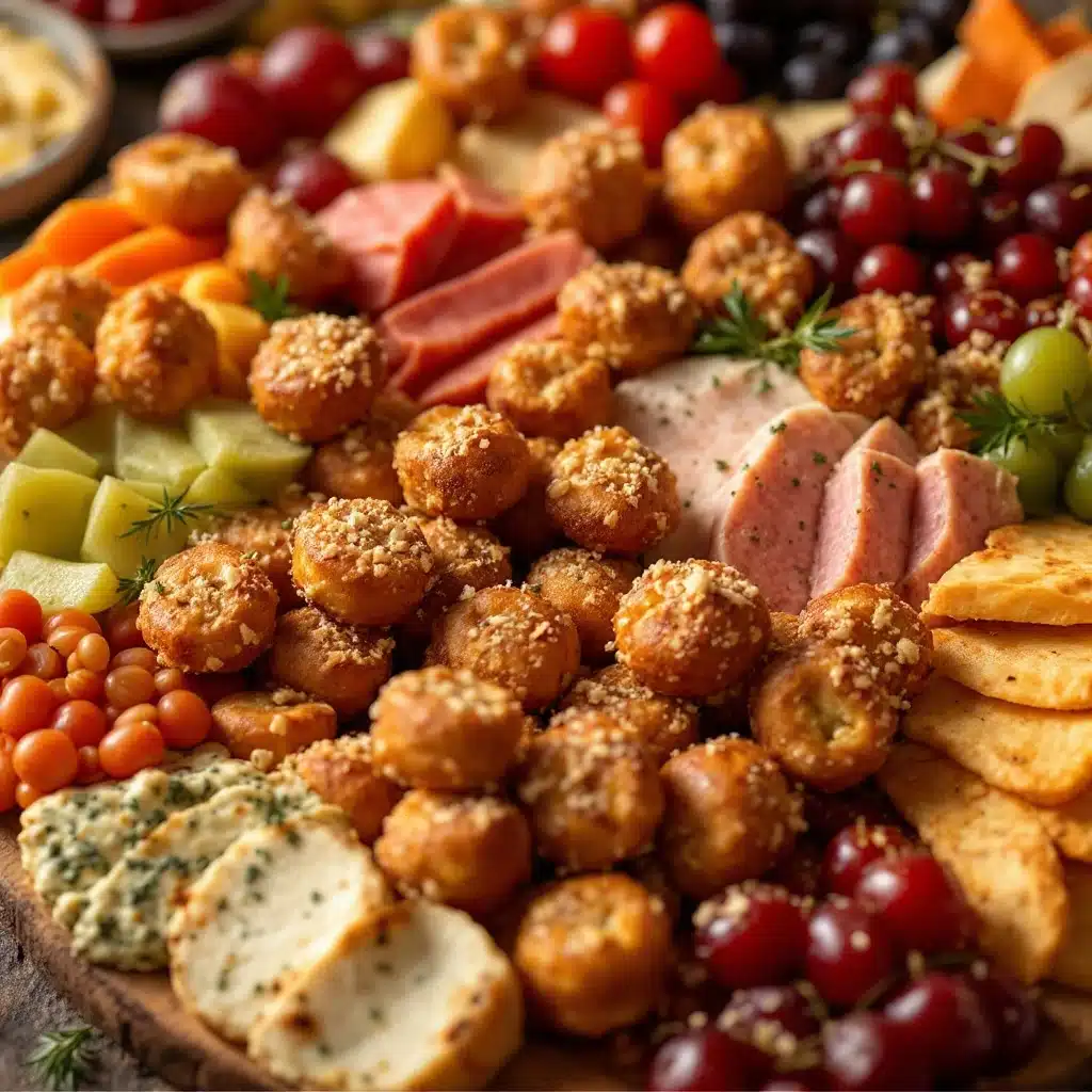football charcuterie board - featured image
