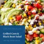 grilled corn black bean salad - featured image