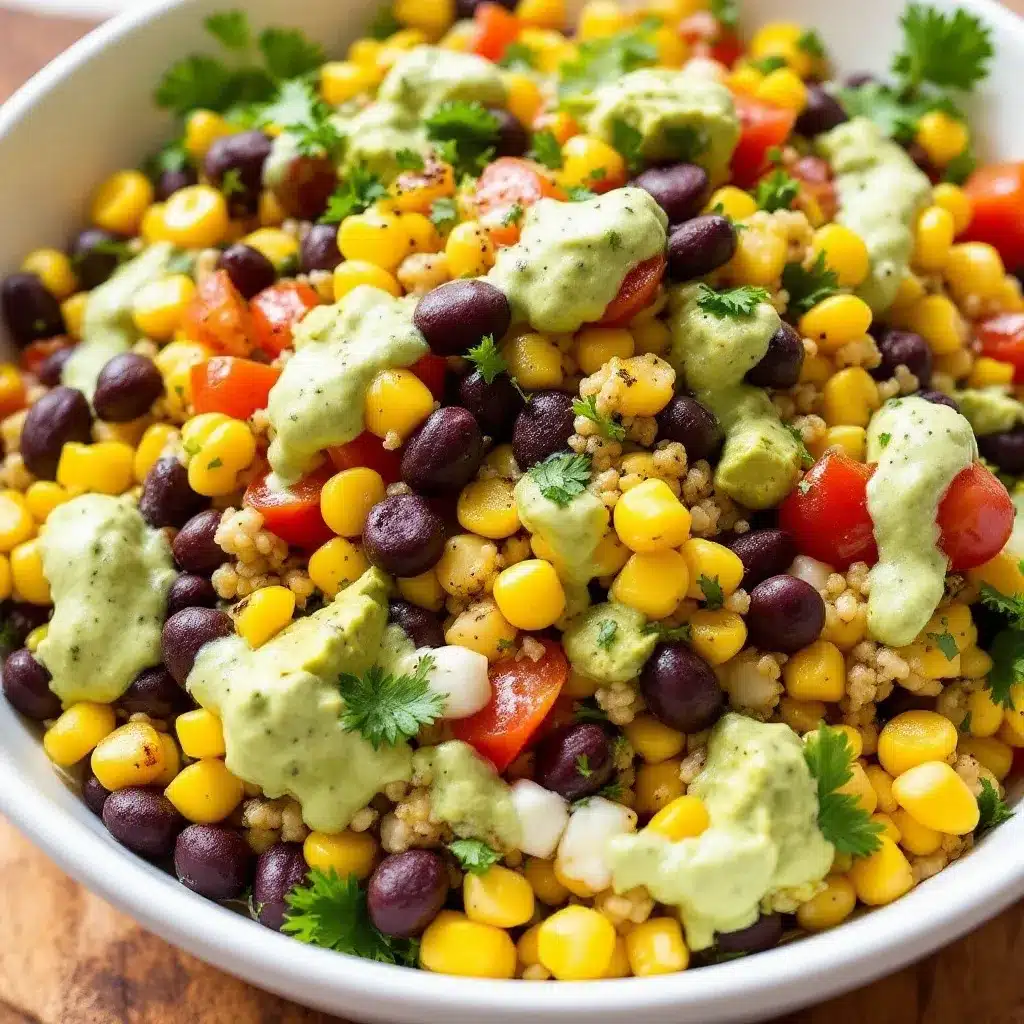 grilled corn black bean salad preparation steps