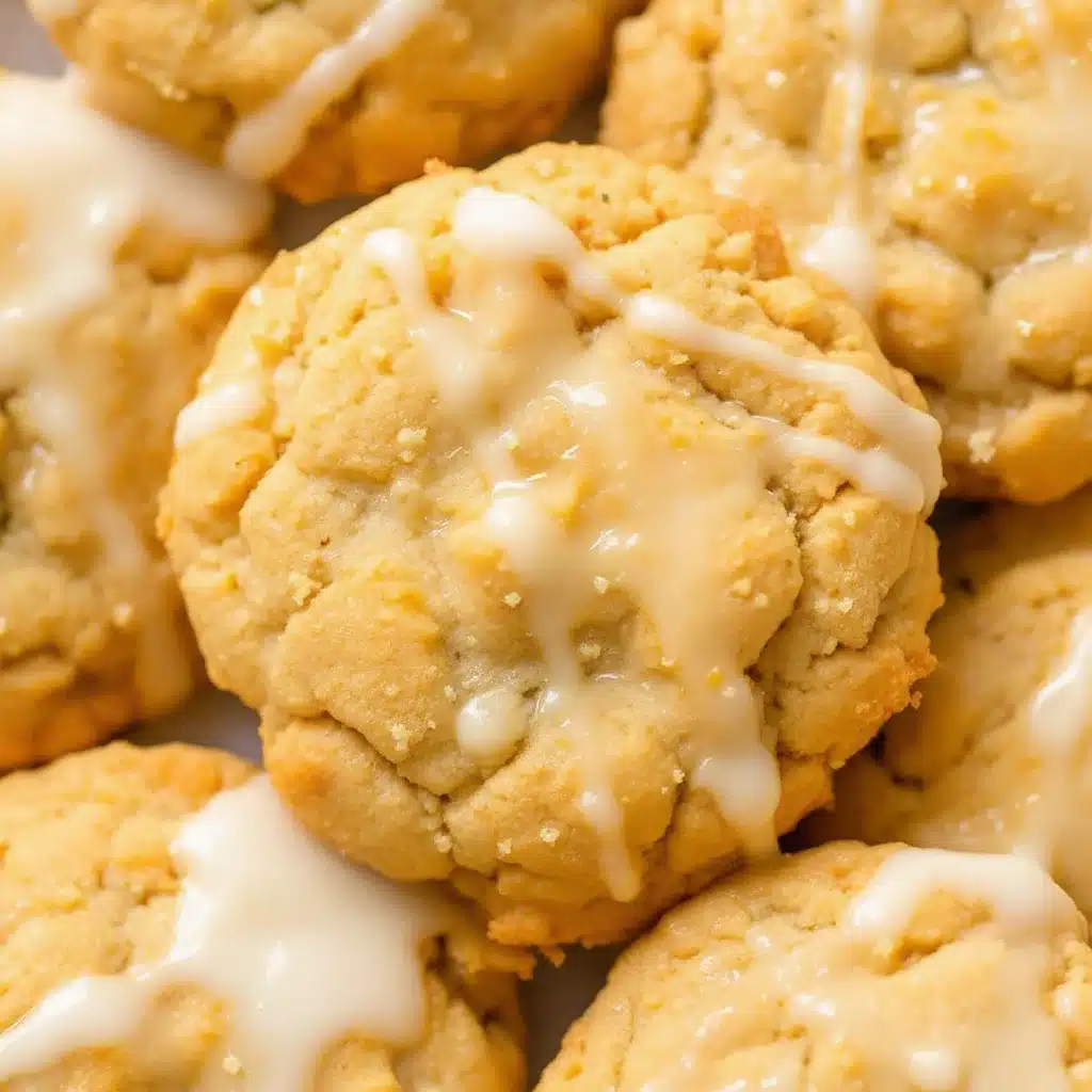 lemon zucchini cookies - featured image